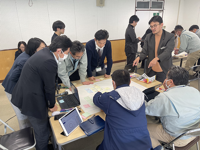 指標分析の様子