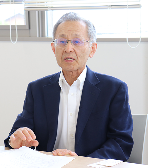 国東市財務管理専門委員・益戸健吉さん。