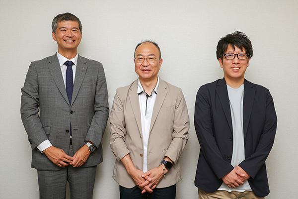 牛島直紀さん・角浩吉さん・田上正崇さんの写真