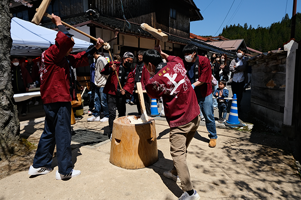 餅つきの写真