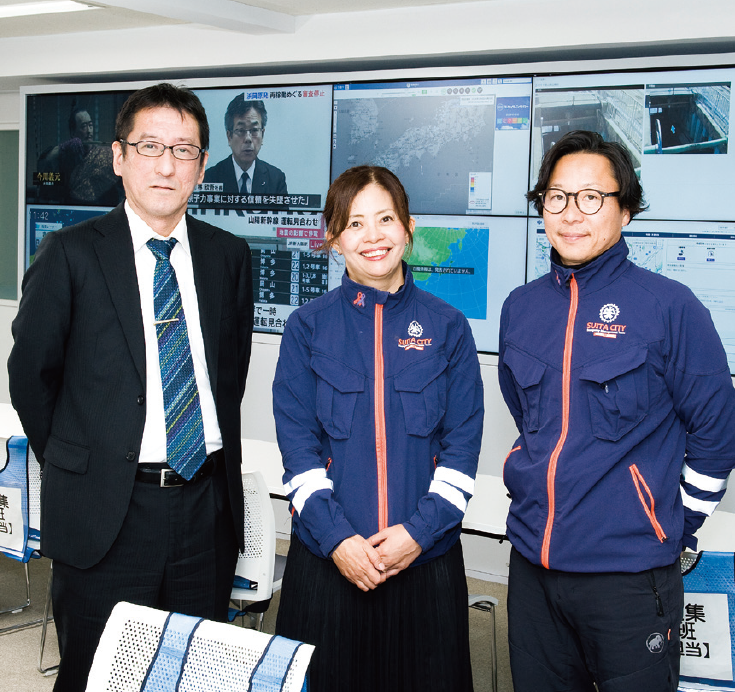 越山健治さん、有吉恭子さん、柴野将行さんの写真