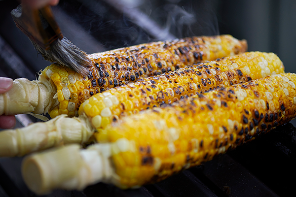 町特産のとうもろこしの写真