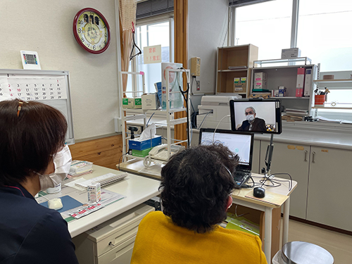 遠隔診療の様子
