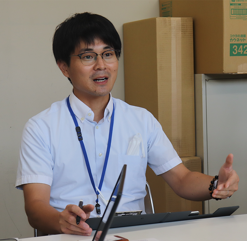 大分県日田市税務課の橋ノ口奎太主任